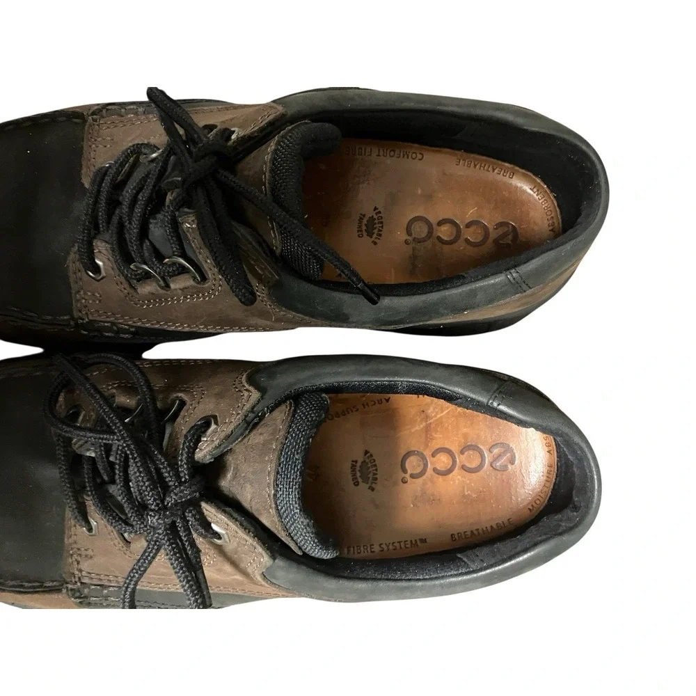 Ecco Track 25 Low GTX GoreTex Leather Outdoor Hiking Walking Shoes 44/10–10.5